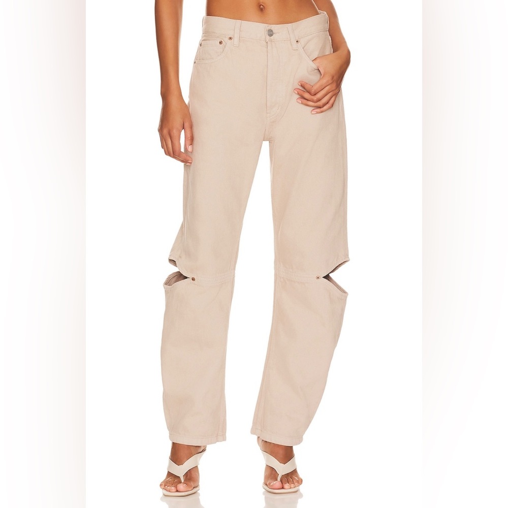 Still Here cream cowgirl jean size 23
